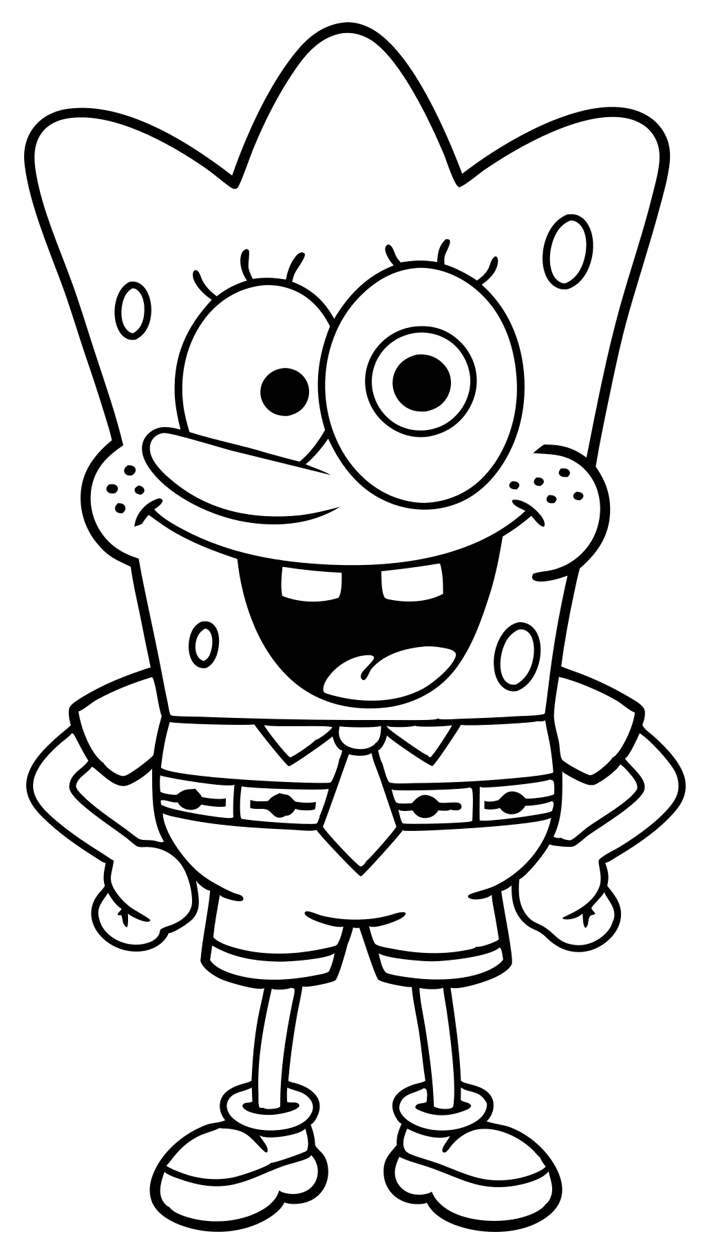 coloring pages spongebob printable